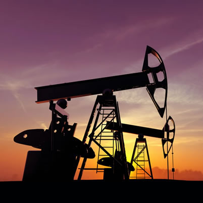 Chevron at sunset